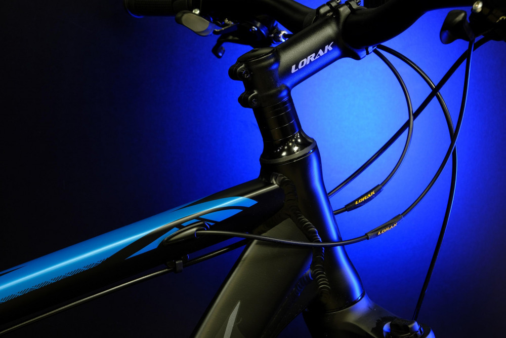 Lorak 1.0 Матовый Чёрный/Синий рама 19 (на рост 171-182) (27.5)