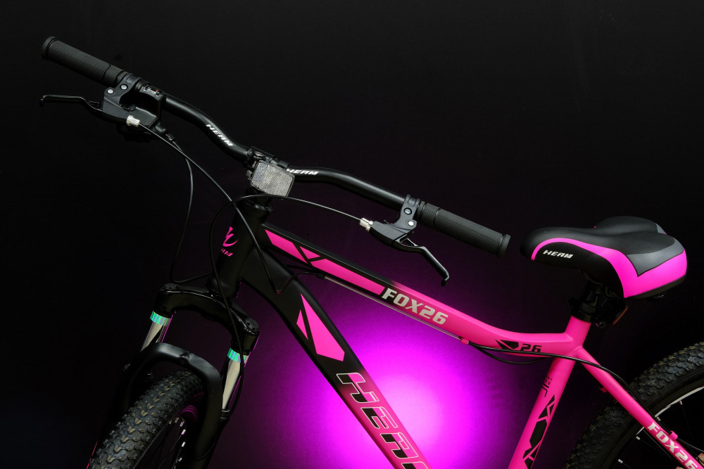 Heam FOX 26 Girl Чёрно/Розовый рама 17 (на рост 155-173)